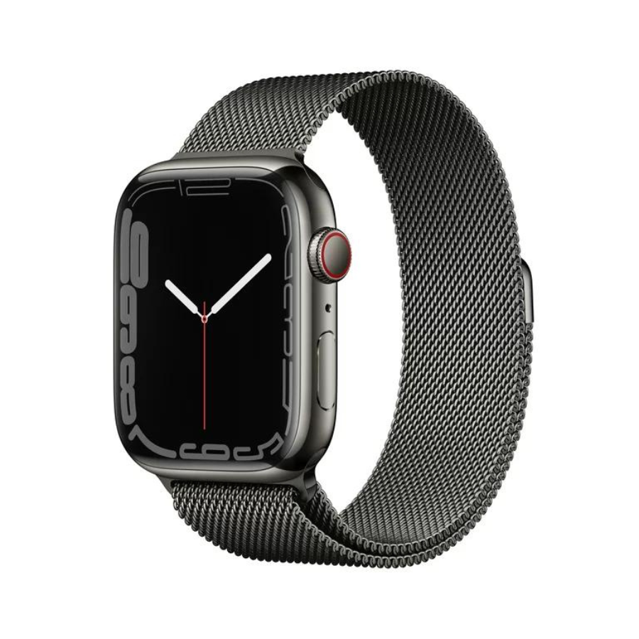 Apple Watch Series 7 45mm Graphite SS Graphite Mil Lp CEL