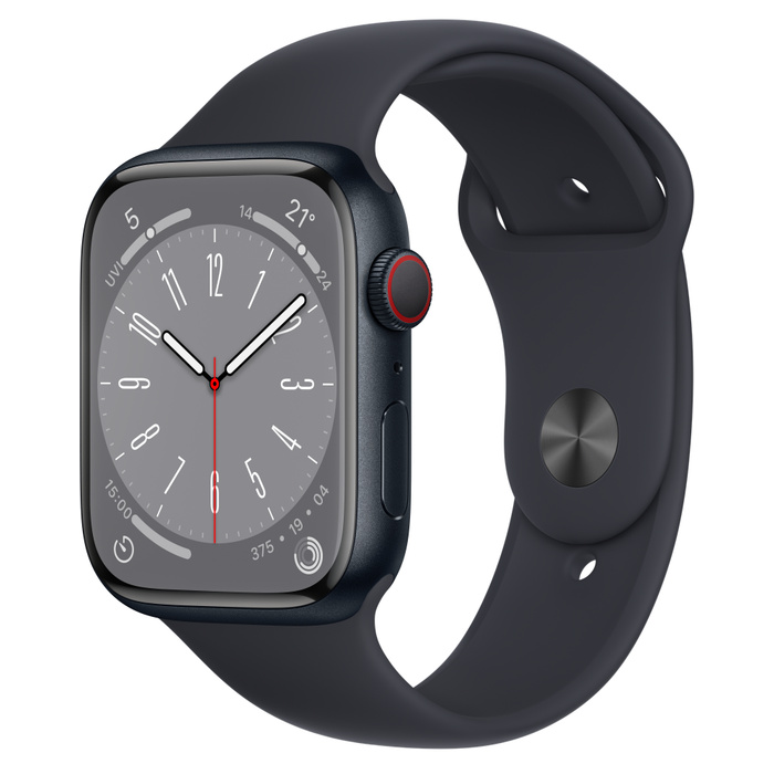 Apple Watch Series 8 MNK43J/A 45mm Mid Alu Mid Sp Band Cellular