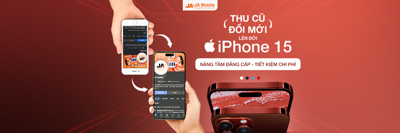 JA Mobile -  Website bán điện thoại iPhone, Samsung, Oppo uy tín tại Nhật Bản promo